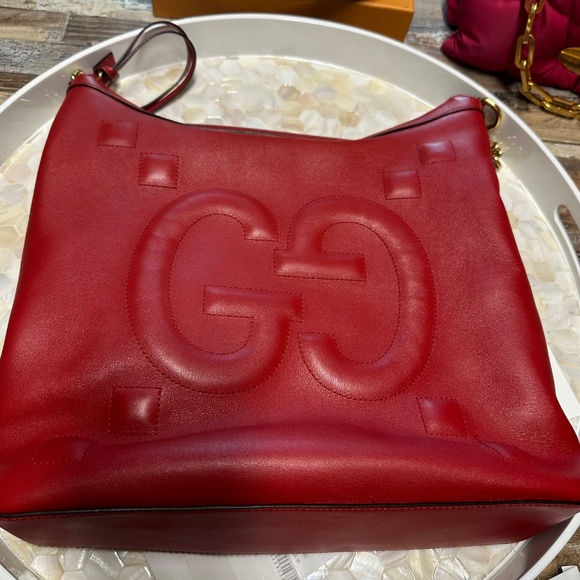 Authentic Red Gucci Apollo Hobo Bag! Amazing Condition! - Picture 9 of 16